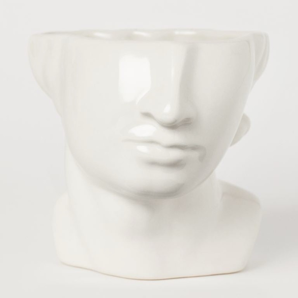 Head Shaped Vase/Planter/Fruit Bowl by H&M Home
